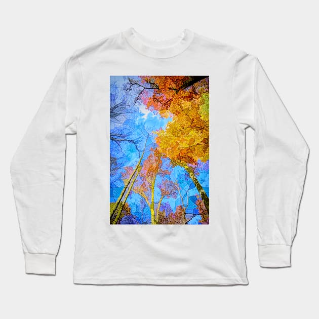 Feeling Like Autumn Long Sleeve T-Shirt by mariakeady